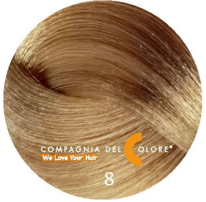 COMPAGNIA DEL COLORE краска для волос 100 МЛ AMMONIA FREE 8