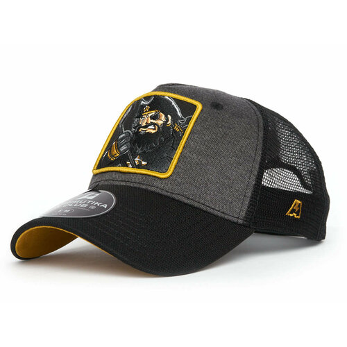 фото Бейсболка atributika & club, размер 52-54, черный