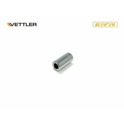 vettler отвертка 6 в одном 6 бит vettler VETTLER Переходник 1/4Fх1/4F для бит VETTLER