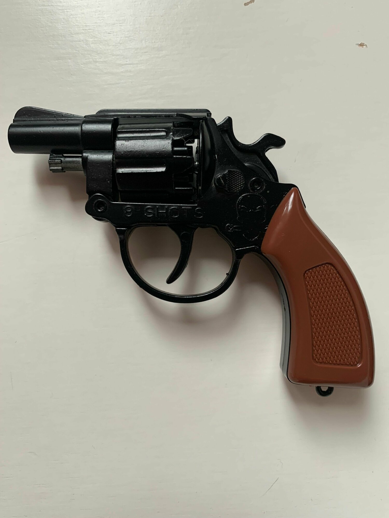 Револьвер металлический с пистонами игрушечный