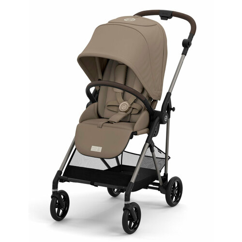 фото Прогулочная коляска cybex melio new seashell beige