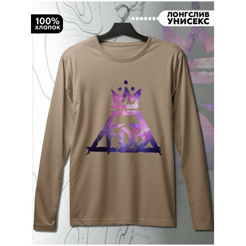 фото Лонгслив hypnotica, размер s, бежевый