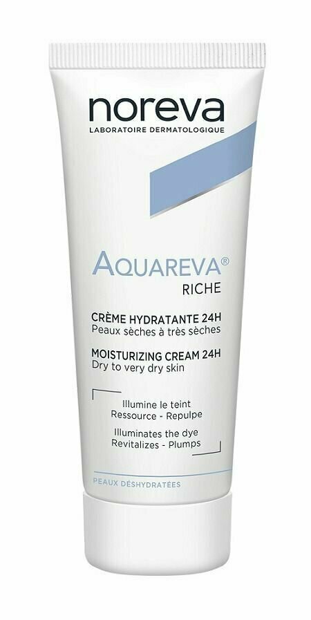 Насыщенный увлажняющий крем для лица Noreva Aquareva Riche Moisturizing Cream 24H
