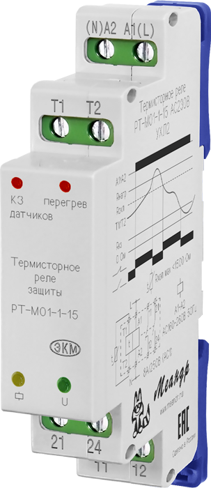 Реле РТ-М01-1-15 АС230В УХЛ4 Меандр 4640016939183