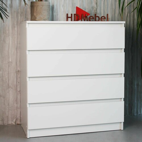 Комод икея 800, 4 ящика, белый