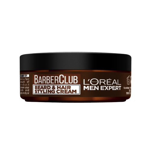 l oreal men expert barber club short beard and face moisturiser L'Oreal Paris Крем-стайлинг для бороды Barber Club с маслом кедрового дерева, 75 мл