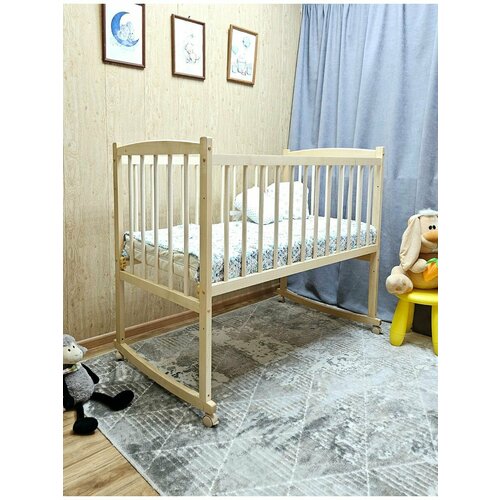 Кровать для новорожденных колесо-качалка Беби-1