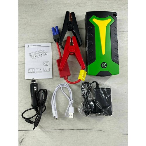 Портативное пусковое зарядное устройство для аккумуляторов автомобилей скутеров квадроциклов Пуско зарядное устройство бустер с функцией POWERBANK 350000₽