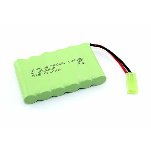 Аккумулятор Ni-Mh 7.2V 2400 mAh AA Flatpack разъем Tamiya аккумулятор ni mh r 9 6v 2400mah tamiya nimh 96r 2400 tamiya nimh 96r 2400 tamiya