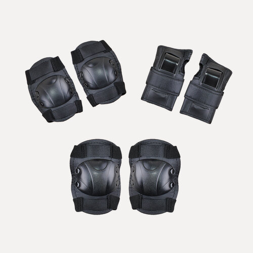Изображение товара Защита Rgx 104b Black, размер M, наколенники, налокотники, накладки на запястья, черный