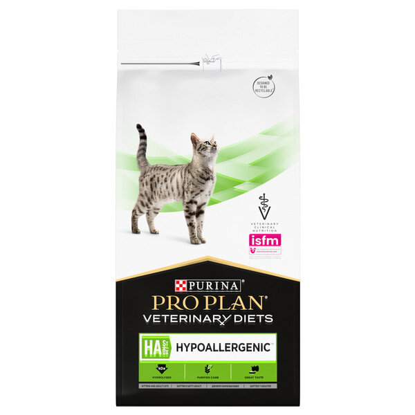 Сухой корм для кошек и котят Pro Plan Veterinary Diets HA St/Ox для снижения пищевой непереносимости 1.3 кг (Вес упаковки, кг: 1.3)