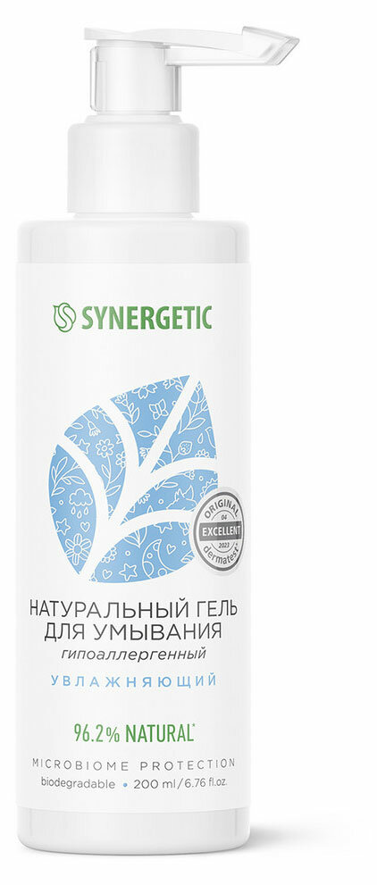 Гель для умывания Synergetic увлажняющий, 200 мл