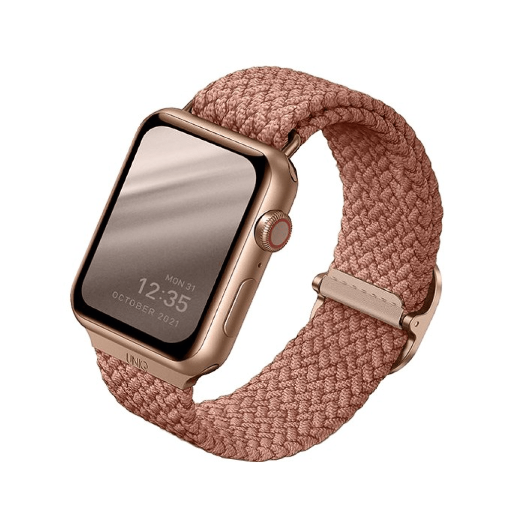 Ремешок Uniq Aspen DE strap для Apple Watch 41/40/38 цвет Цитрусово-розовый (41MM-ASPDECPNK)