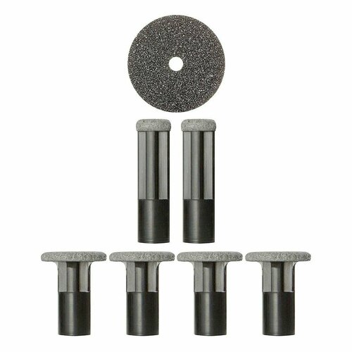 PMD Beauty Черные диски для тела Микродермабразия 4 маленьких и 2 больших Black Discs 4 Small 2 Large 210000₽
