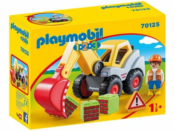 Конструктор Playmobil 1-2-3 70125 Экскаватор