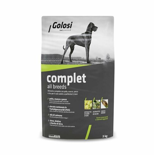 GOLOSI Complet Корм для собак курица, говядина сухой 3 кг