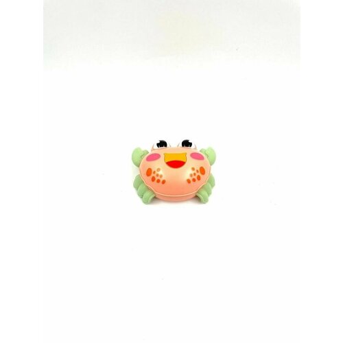 Бегающий инерционный краб розовый