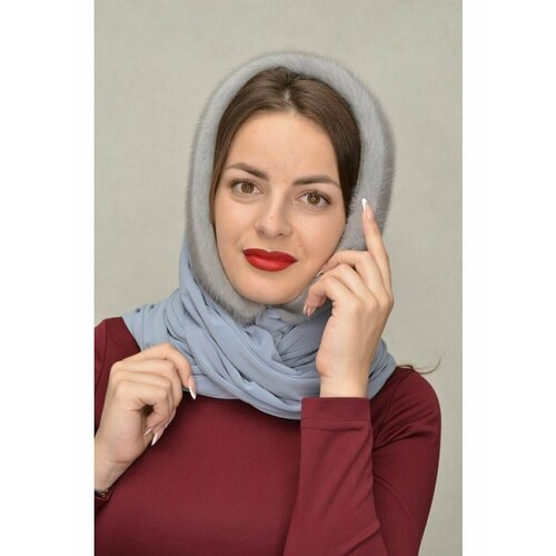 Капор Венец, размер 54-61, голубой