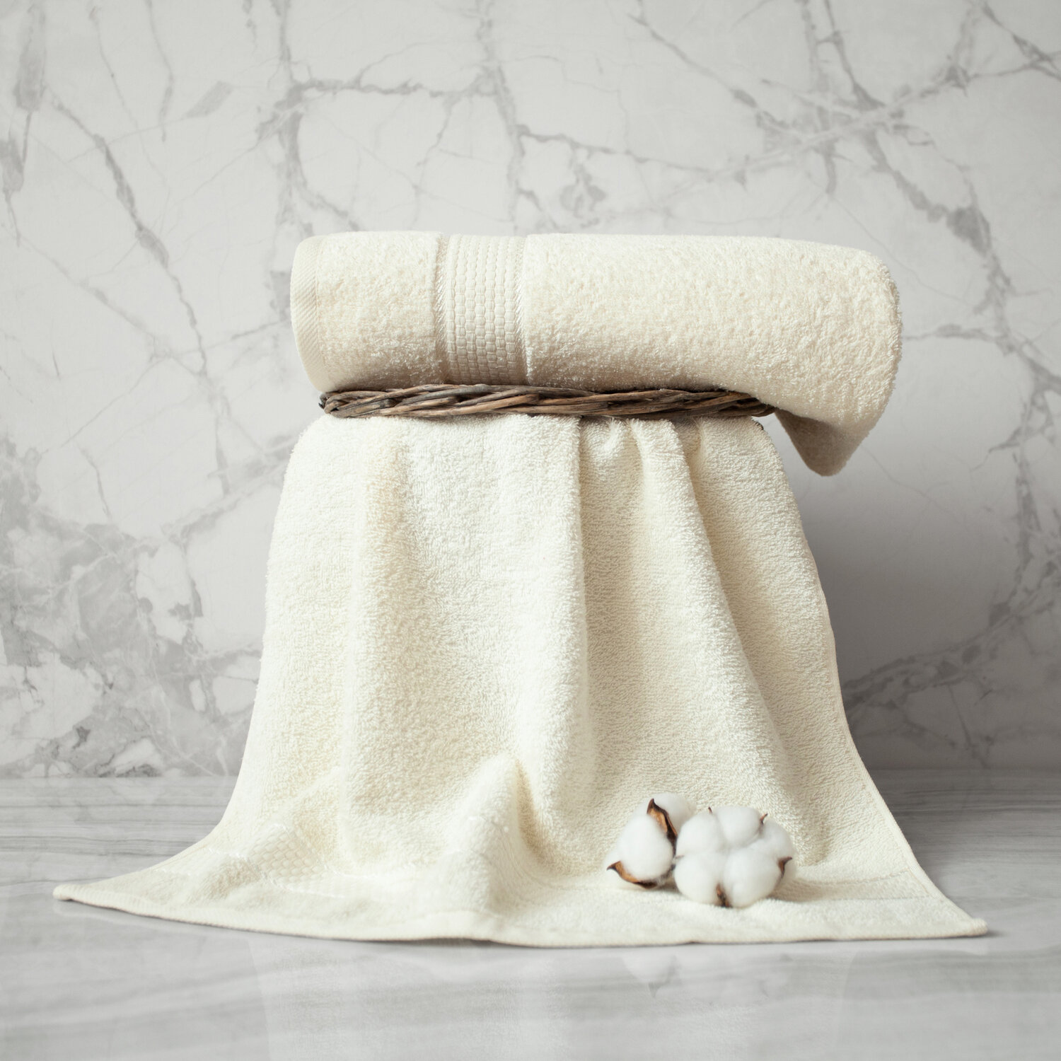 фото Eleganta Набор из 10 полотенец Marrakesh цвет: ванильный (30х50 см)