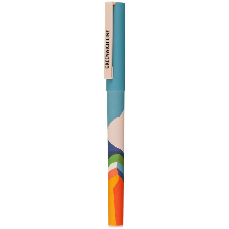 Ручка шариковая Greenwich Line "Desert" синяя, 0,7мм, игольчатый стержень, грип, софт-тач, 1 штука, 309322