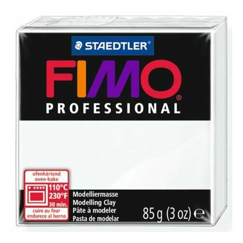 Полимерная глина FIMO Professional, белая, 135 г