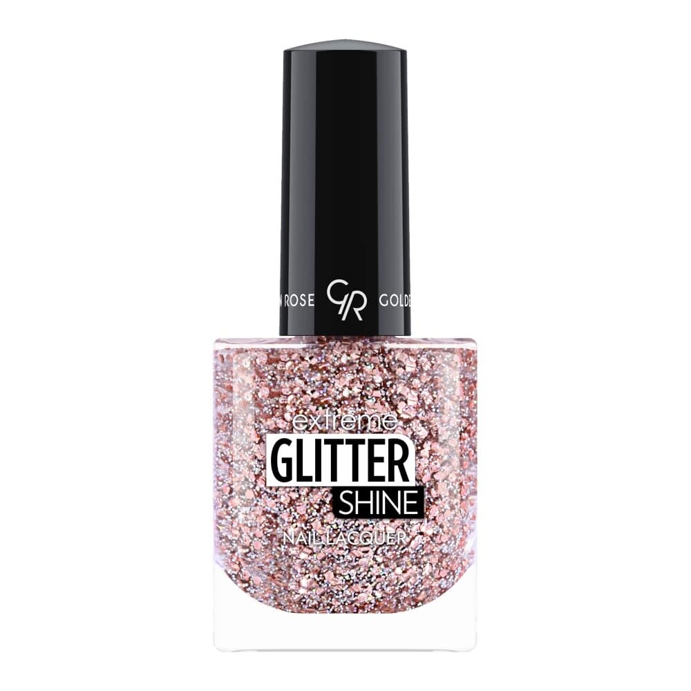 Лак для ногтей с эффектом геля Golden Rose extreme glitter shine nail lacquer 209