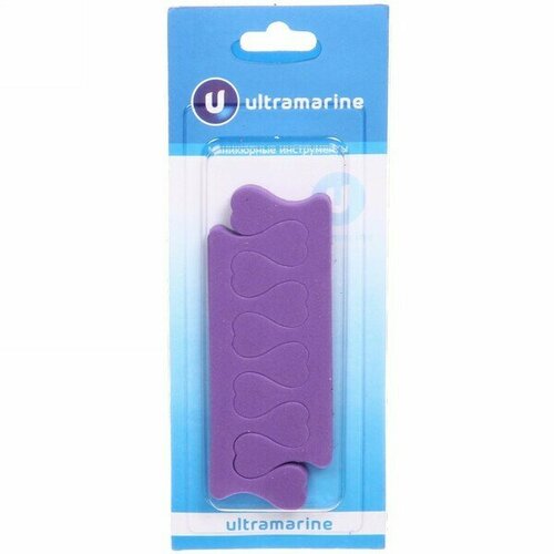 Разделители для пальцев ног на блистере «Ultramarine - сердца», цвет микс