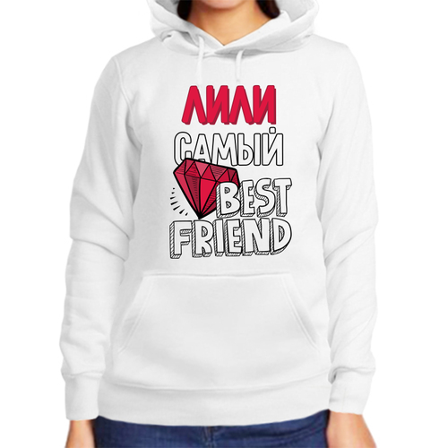 фото Худи, размер l, белый нет бренда