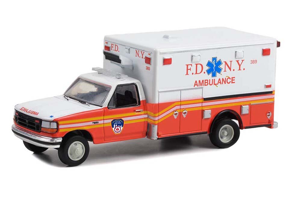 Ford F-350 van ambulance "fire department city of new york" (fdny) 1994