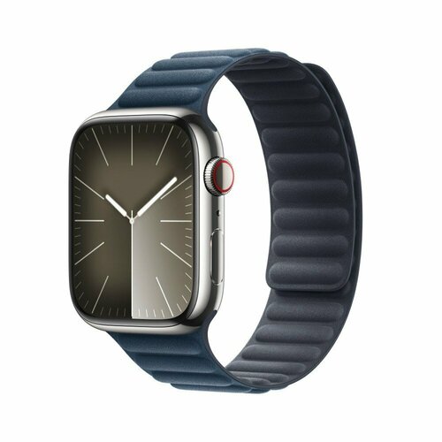 Ремешок Apple Watch FineWoven Magnetic Link, 45mm, M/L, Pacific Blue (2023)