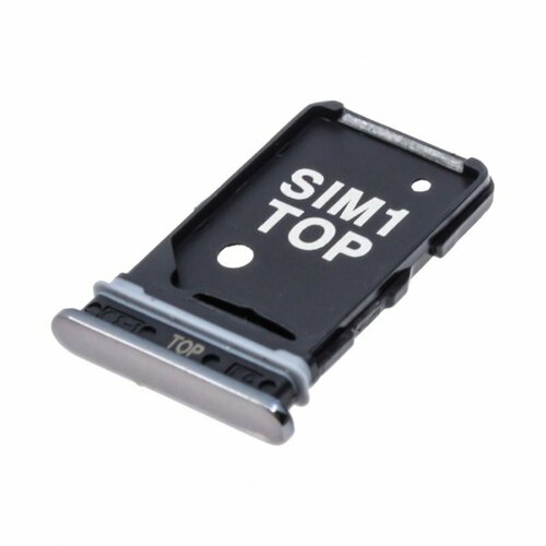 Держатель сим карты (SIM) для Samsung A805 Galaxy A80, черный держатель сим карты sim для samsung a225 galaxy a22 черный