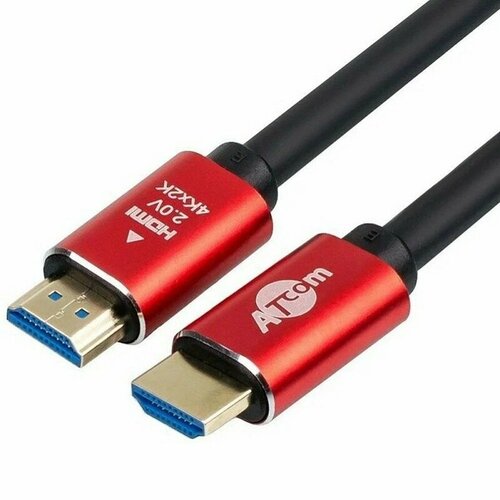 Кабель HDMI ATcom AT5943, HDMI, 5m кабель а в atcom at5943 5m hdmi hdmi 2 0