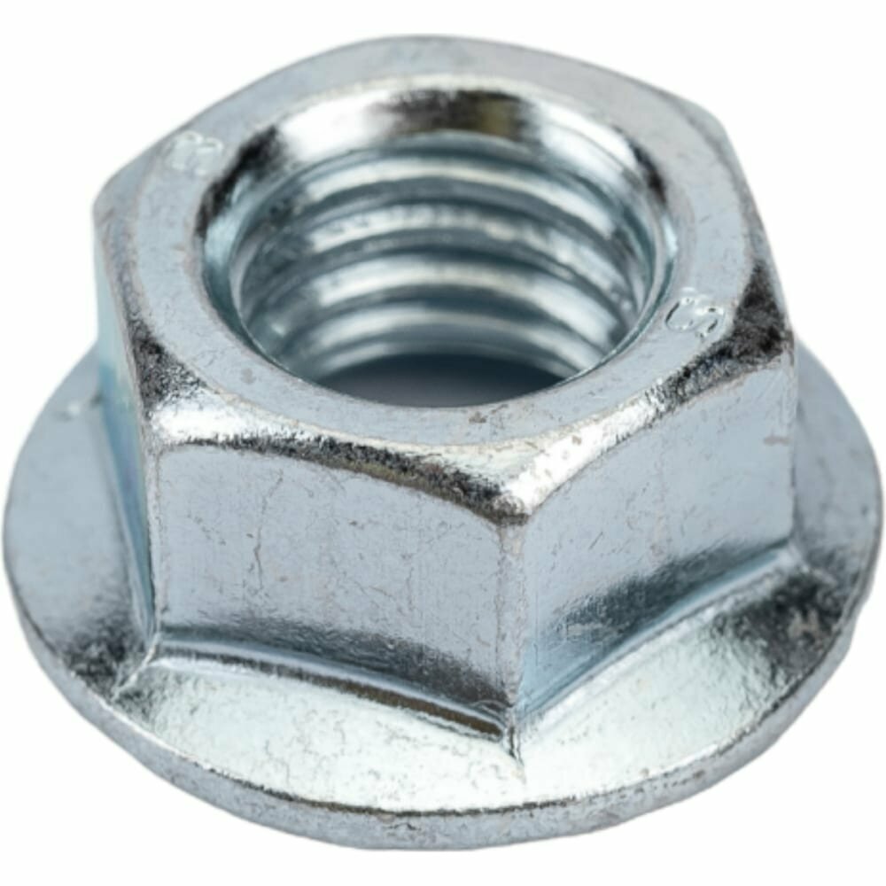 гайка din6923 шестигранная оцинк. с фланцем м10 (18шт) пакет tech-krep - фото №7