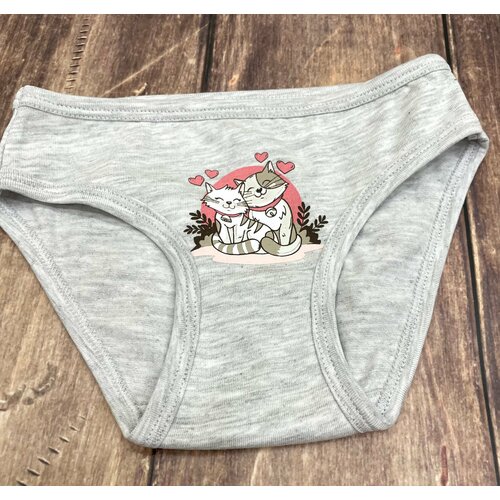 фото Трусы baykar, размер 2, розовый, серый