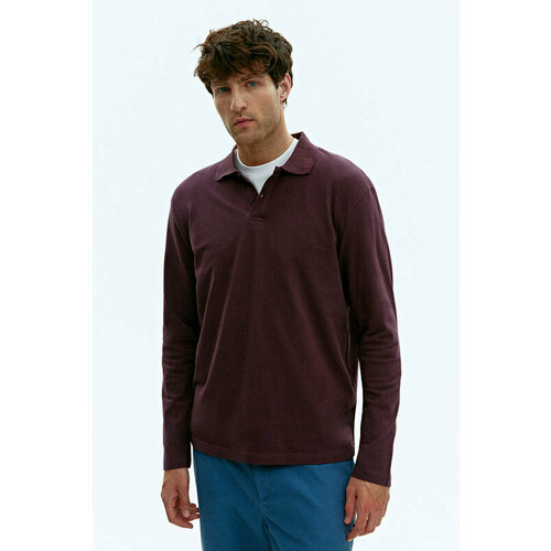 Рубашка FINN FLARE, размер M, фиолетовый поло nike силуэт прямой размер m синий