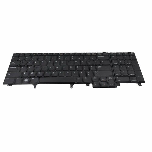 клавиатура для ноутбука dell precision m4600 русская черная без стика Клавиатура для Dell Precision M4600 ноутбука с пойнтером и подсветкой