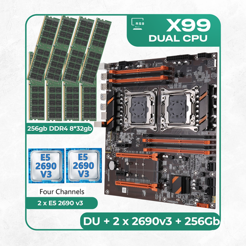    X99: ZX-DU99D4 + 2 x Xeon E5 2690v3 + DDR4 256 832