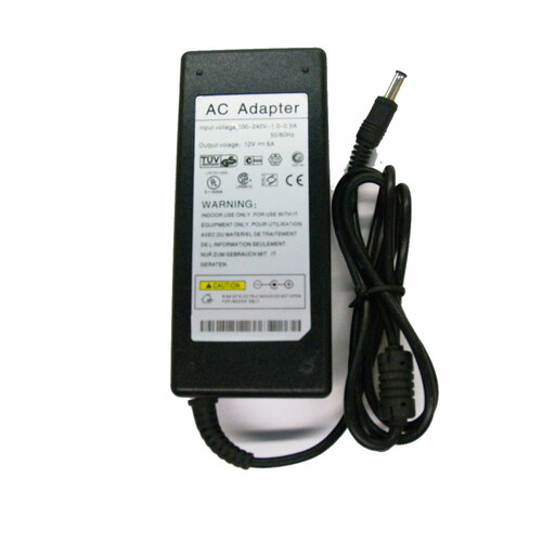 БП для LCD 12V 6A 55x25мм 72W без сетевого кабеля 88000₽