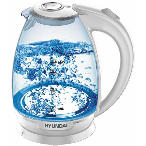 Чайник Hyundai HYK-G2409 белыйсеребристый 158800₽