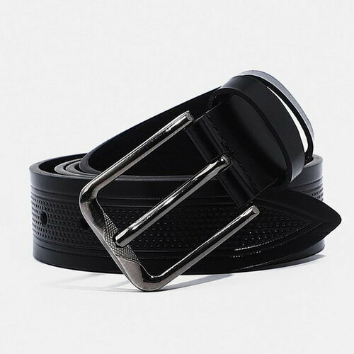 фото Ремень сима-ленд, размер 125, черный сима-лэнд