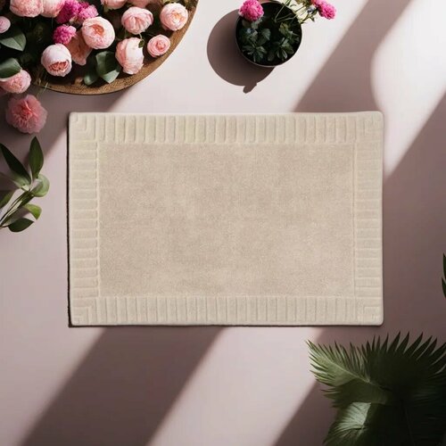 Полотенце махровое для ног HELEN BEIGE TOWEL 50x70 см, бежевый, Турция