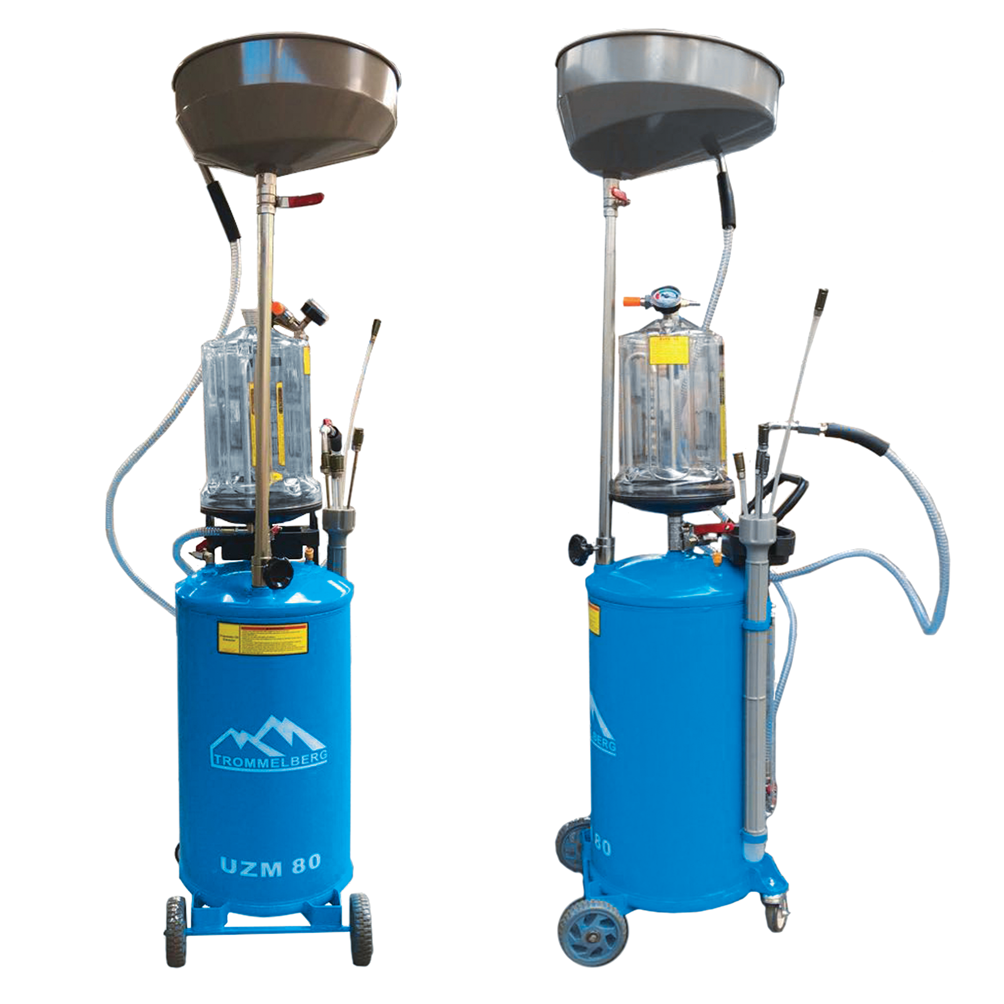 TROMMELBERG UZM80 Устройство для сбора масла 80 л, пневмозабор, пневмослив, воронка, предкамера - фото №7