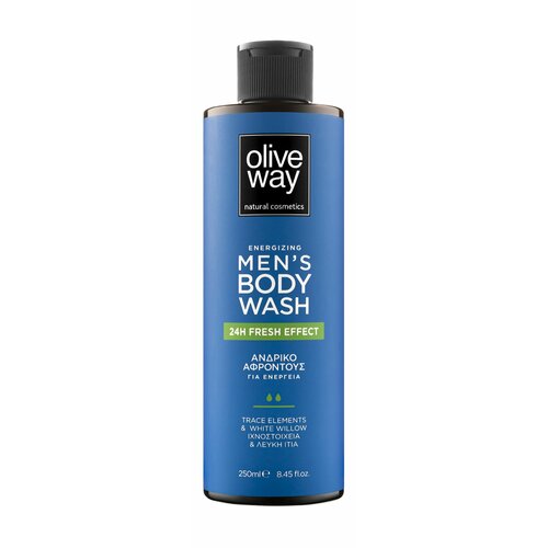 OLIVEWAY Energizing Men's Body Wash Гель для душа бодрящий, муж, 250 мл hempz coconut fusion energizing herbal body wash гель для душа бодрящий кокос 250 мл