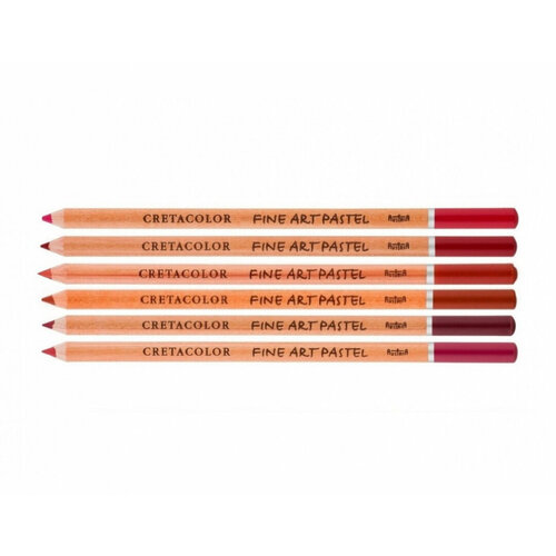 Cretacolor Набор пастельных карандашей Fine Art Pastel красные, 6 шт