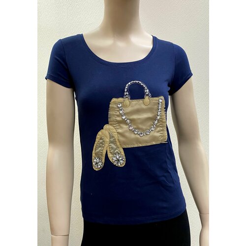 фото Футболка love, размер s, синий