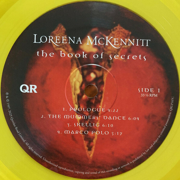 Виниловая пластинка McKennitt, Loreena, The Book Of Secrets (coloured) (0774213551078) IAO - фото №3