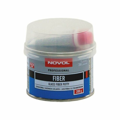 Шпатлевка со стекловолокном Novol Fiber Glass Putty 0,2 кг.