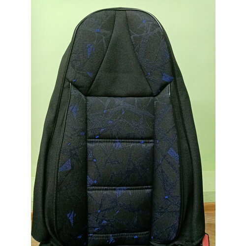 Чехлы ВАЗ 2109915 жаккардвелюр боковая поддержка синие Лидер 4764₽