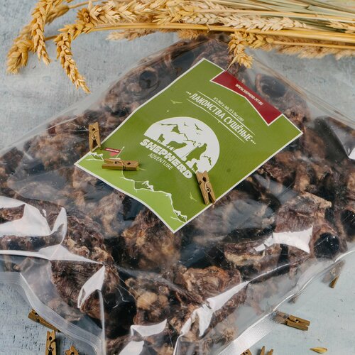 Бараний калтык 1000г натуральное сушёное лакомство для собак SHEPHERD TM