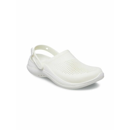 Сабо Crocs, размер M7/W9, белый сабо crocs literide 360 clogs unisex черный серый